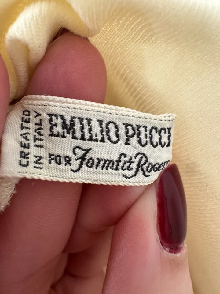 Vestido sin mangas vintage Emilio Pucci Formfit Foto 3 de 4