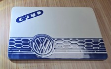 RARE! Porcelain Fan Breakfast Board, VW GTD, Vintage, Golf Turbo Diesel!