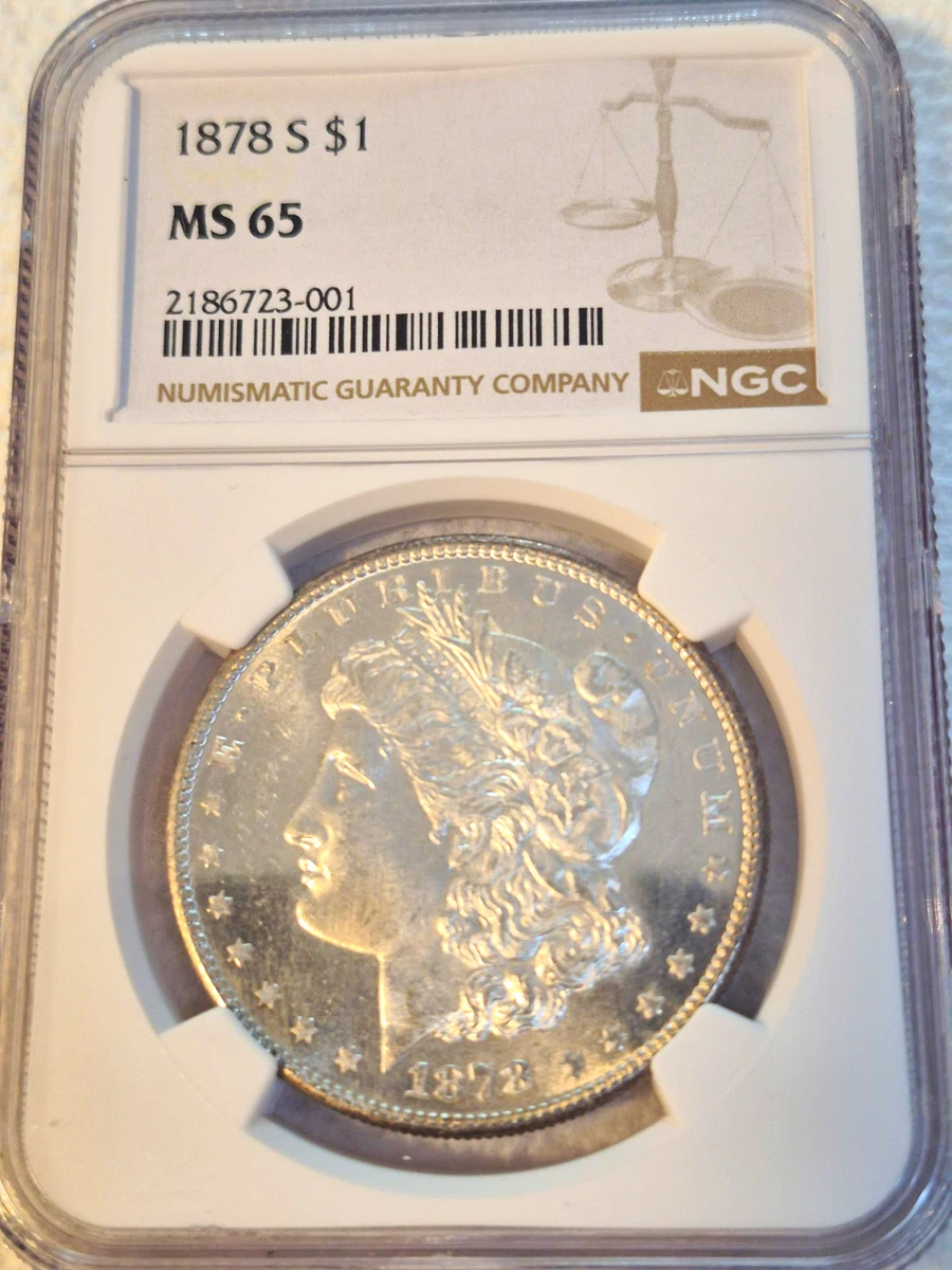 NGC 1878 Year Grade MS 65 Morgan Dollars (1878-1921) for sale | eBay