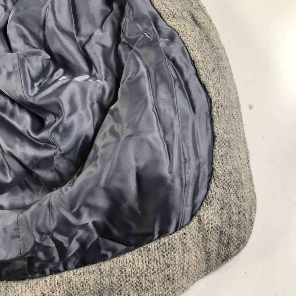 Vintage Jeremy Koehler Weaver Coat Womens 14-16 Gray Alpaca Dolman Sleeve Toggle - Image 4 of 4