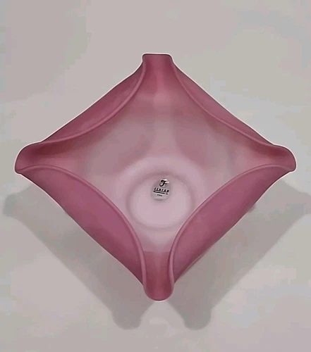 Fenton ROSALENE Spiral Optic Fairy Light Lamp BASE ONLY