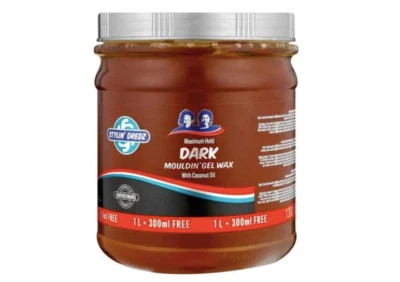 NM BEAUTY Stylin' Dredz/Maximum Hold-Dark/Moulding Gel Wax Coconut Oil Hair Care 1300ml