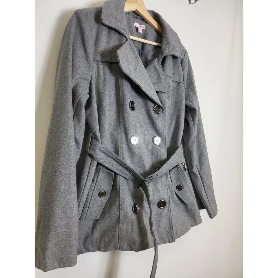 Abrigo Bongo gris para mujer talla XL Foto 2 de 4