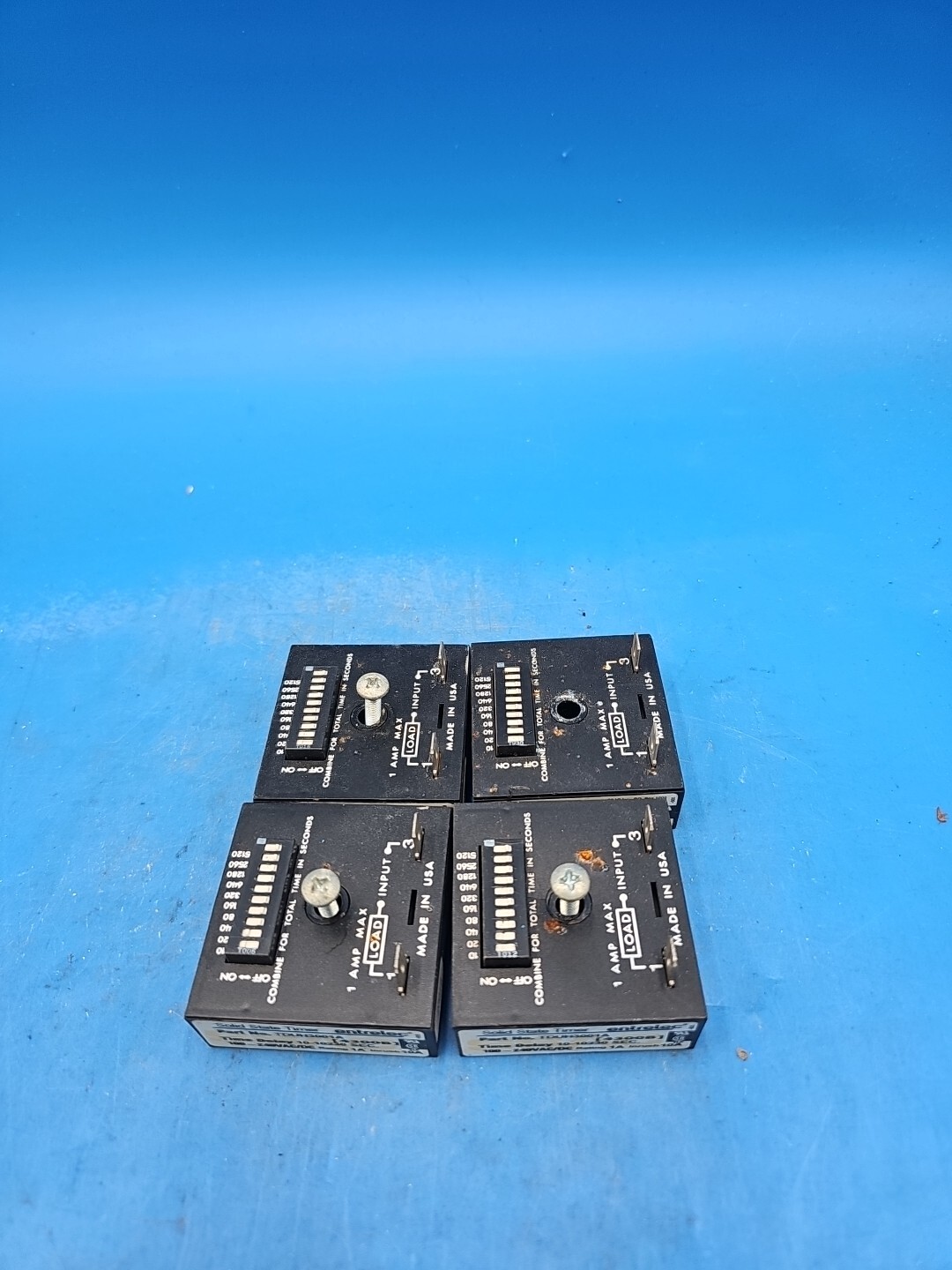 LOT OF 4 Entrlec SSAC TDUH3001A Time Delay Solid State Timers