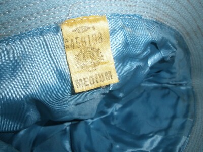 Vintage Blue Hat with Red Feather Union Made Medium | eBay display picture 3