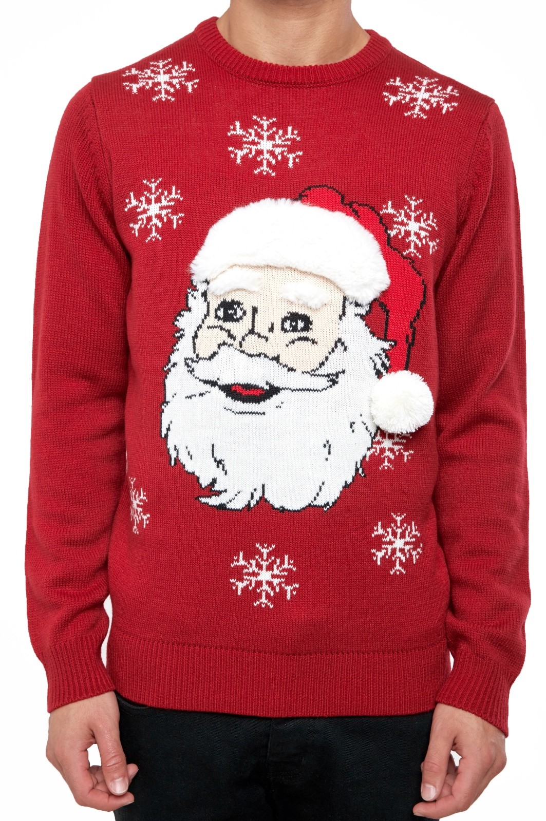 Christmas Jumpers New Novelty 3D Xmas Knit Santa Funny Beer Cracker Advent  Tree | eBay