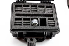 Classic Black case with Pelican 1400 precut 10 watch Collectors Foam nameplate