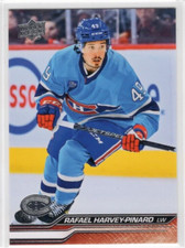 Rafael Harvey-Pinard 23-24 Upper Deck Series 1 Base Common 95 Montreal Canadiens