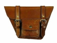 Fits Leather Side Panel Bag For Royal Enfield Continental GT 650/Interceptor 650