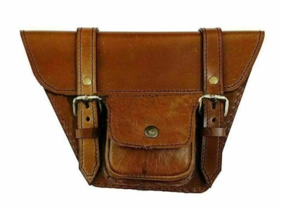 Passend für Leder Seitenteil Tasche für Royal Enfield Continental GT 650 / In...