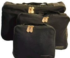Marcy McKenna Packing Cubes 3-piece Set Black...