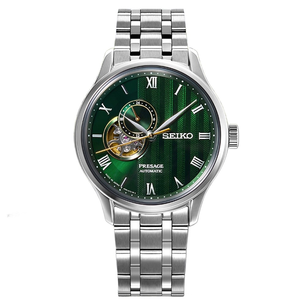 SEIKO PRESAGE 自動巻き 腕時計 グリーン SEIKO Presage Japanese Garden SSA463J1 Green Sapphire Japan Made