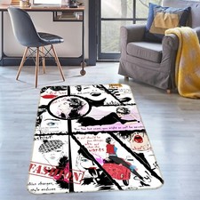 3D Watercolor Art Model NAO5411 Game Rug Mat Elegant Photo Carpet Mat Fay