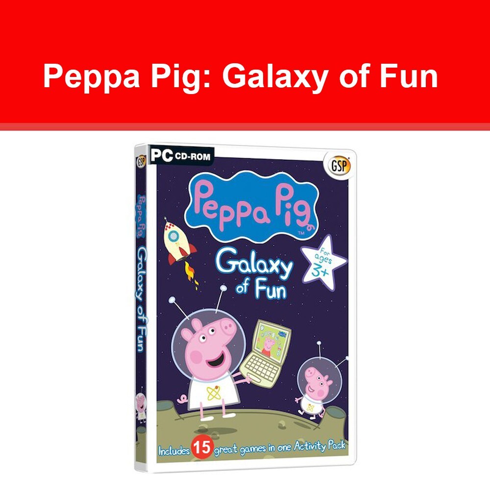 Peppa Pig: Galaxy of Fun CD-ROM Includes 15 Great Games in One Activity Pack