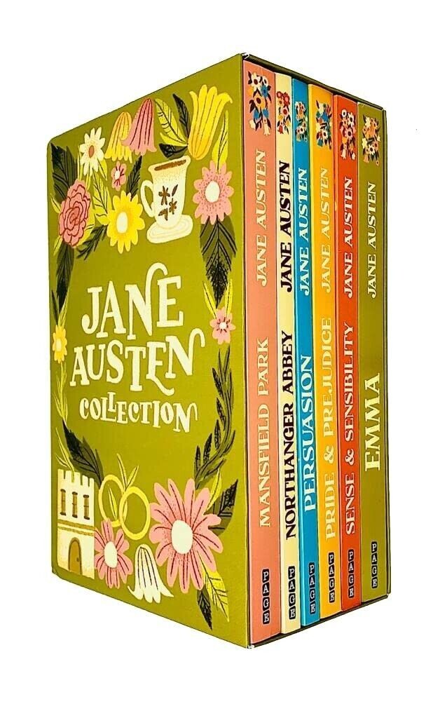 Jane Austen Collection 6 Books Set Mansfield Park, Persuasion, Northanger Abbey