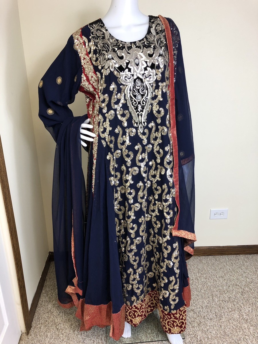 Indian Pakistani Salwar Kameez Anarkali Suit Designer Party Wear XL, XXL | eBay Indian Pakistani Salwar Kameez Anarkali Suit Designer Party Wear XL, XXL | eBay
