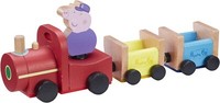 Peppa Wutz Holz Spielzeug Eisenbahn Mit Opa Figur Zug Holzeisenbahn Pig Kinder