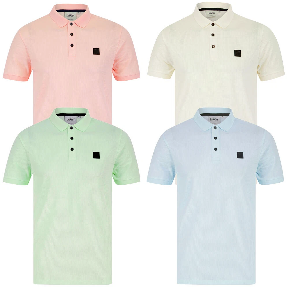 Tokyo Laundry Mens Polo Shirt Cotton Rich Woven Pastel Colour Casual T-Shirt Top
Opens in a new wind