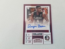 2017 Dwayne Bacon Panini Contenders Draft Picks College Ticket Autograph Rookie 