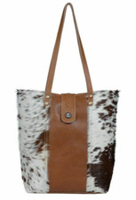 Myra Bags - Grizzly Bear Canvas & Hairon Bag
