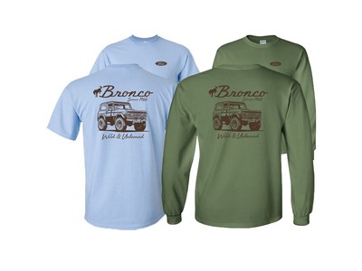 Bronco Since 1966 Wild & Untamed Ford T-Shirt or Long Sleeve