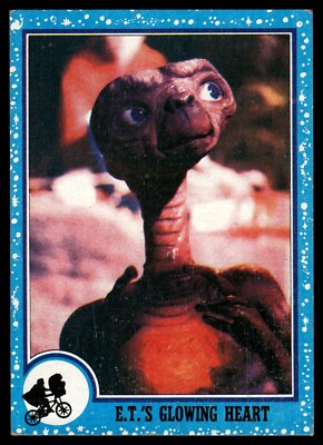 1982 Topps E.T. Movie Card Drew Barrymore Spielberg #68 ET's Glowing Heart