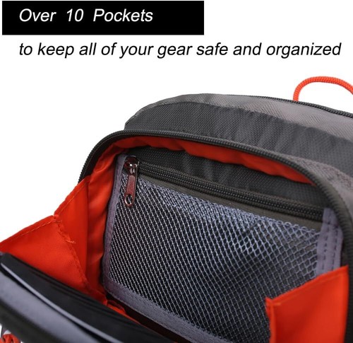 Fly Fishing Chest Pack Tackle Storage Hip Bag River Fishing Waist Pouch Bag - Picture 5 of 12