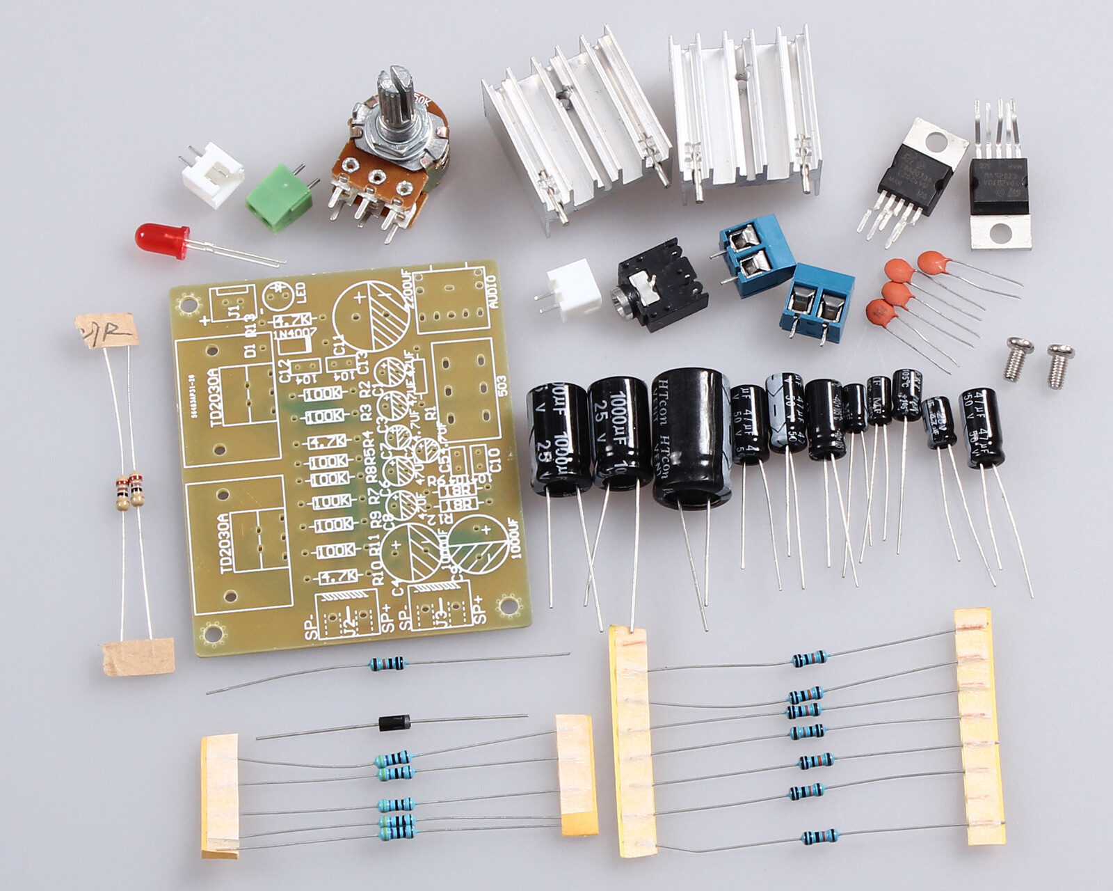 2.0 ICSK008A 2-Channel TDA2030A Power Amplifier Module for Arduino DIY Kits