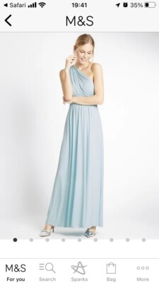 M&S Duck Egg Blue Multiway Bridesmaid Dress Size 10 | eBay M&S Duck Egg Blue Multiway Bridesmaid Dress Size 10 | eBay