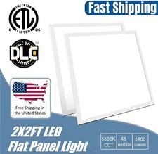2x2 LED Flat Panel Lights, Back-Lit 2x2 FT LED Panel Drop Ceiling Light Fixtures