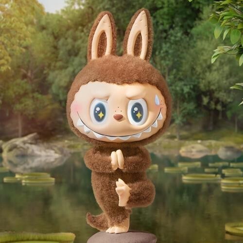 Pop Mart Labubu The Monsters Lazy Yoga Series Figures Sealed Case