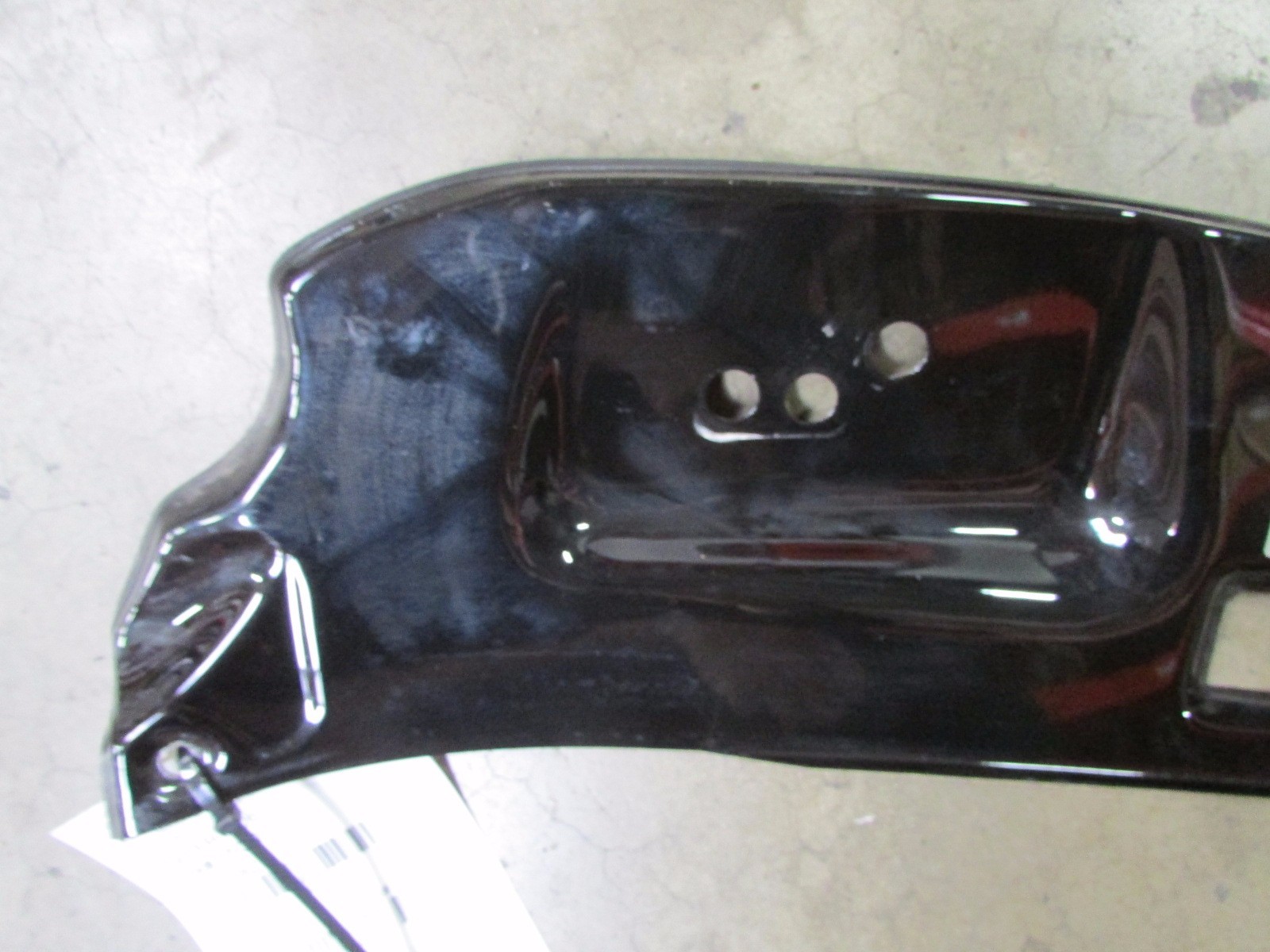 Ferrari F430, LH, Left B-Pillar, Door Jam Metal Trim Panel, P/N 68647811