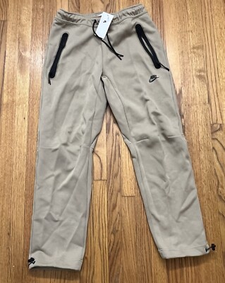 Nike Sportswear Tech Knit Fleece Straight Sweat Pants DQ4312 247 Khaki Sz M