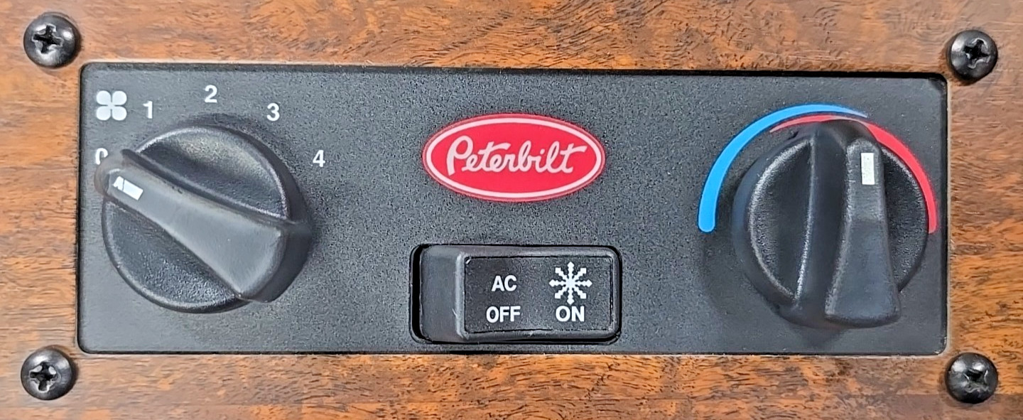 Peterbilt 379 Sleeper Cab HVAC Control Panel Assembly#2900971D