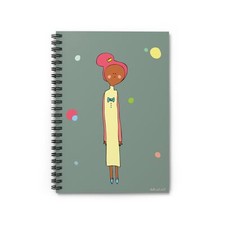 Gray Princess Spiral Notebook - Ruled Line