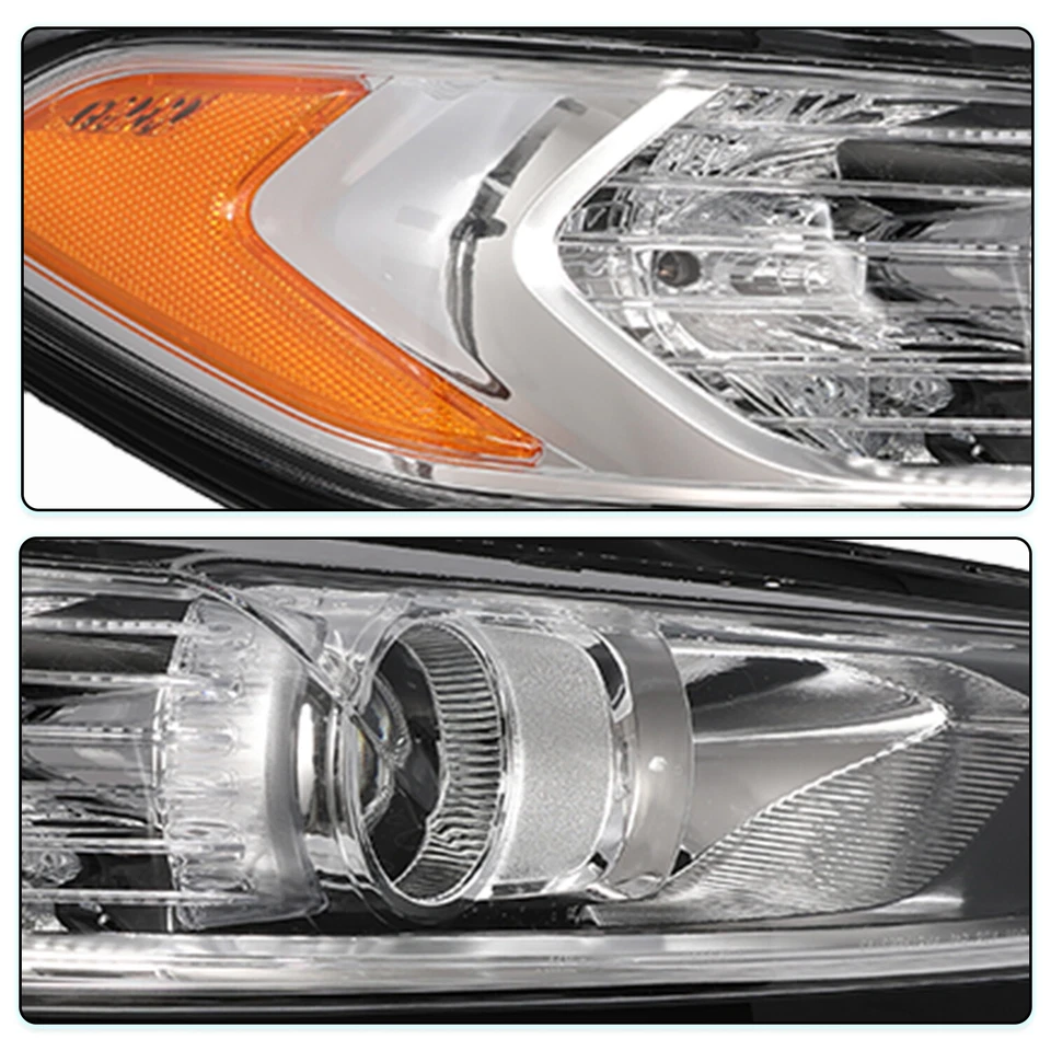 For 13-16 Ford Fusion Right Passenger Side Projector Headlight Assembly - Imagem 2 de 4