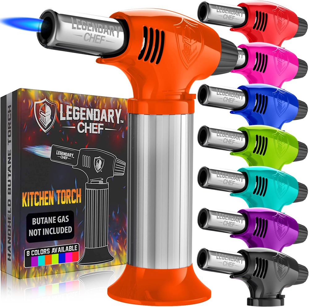 Culinary Cooking Torch - Kitchen Food Torch for Creme Brulee, Baking, Desserts a
