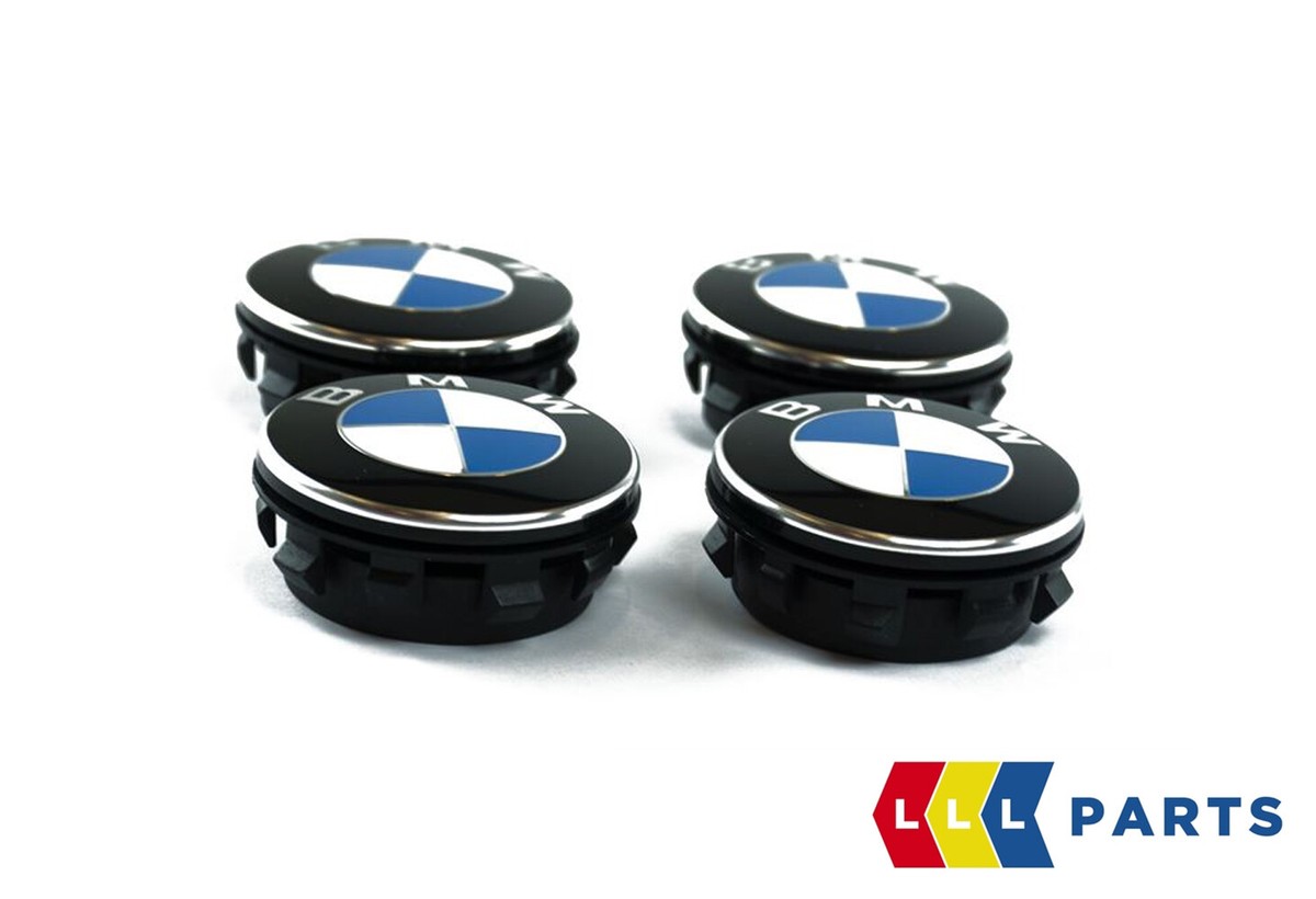 NEW BMW GENUINE FLOATING WHEEL CENTER COVER HUB CAPS 56 MM SET 