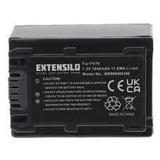 Batteria per Sony HDR-CX740E HDR-CX900E HDR-CX730E HDR-HC3 HDR-CX740VE 1640mAh 7,2V