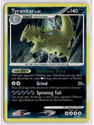 Tyranitar 30/100 Stormfront Holo Rare Deck Exclusives