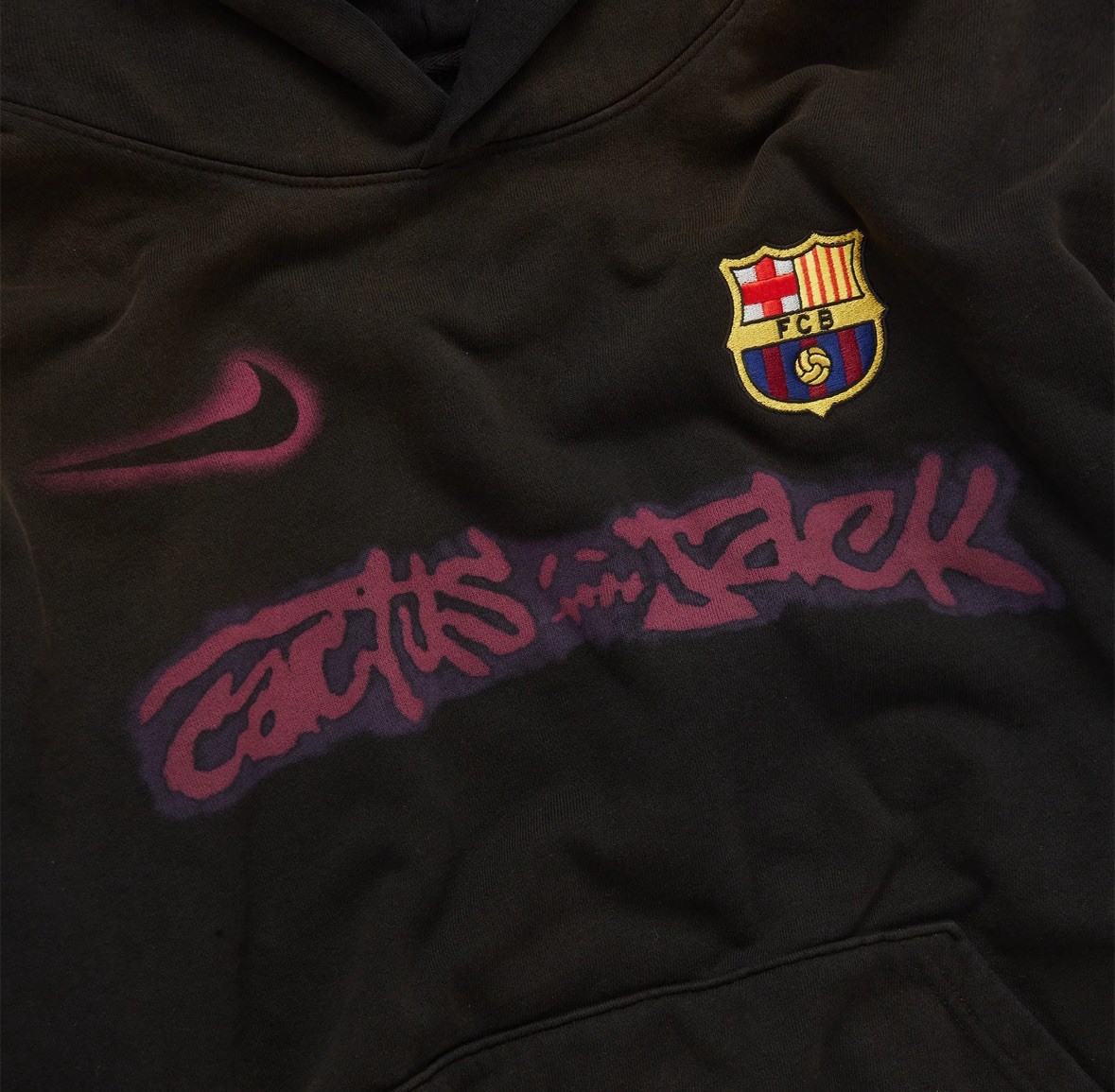 FC BARCELONA TRAVIS SCOTT NIKE LIMITED EDITION CACTUS JACK HOODIE