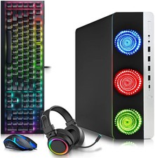 HP 800 G3 Gaming Intel Core i5 16GB RAM 1TB SSD AMD Radeon Rx-550 i5-7500