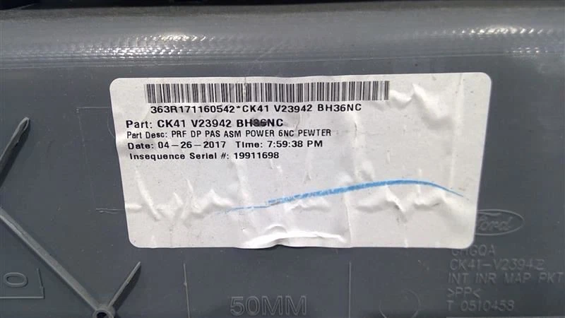 Ford Transit 350 2017-2020 panel de moldura de puerta delantera derecha CK41-V23942-BH Foto 3 de 4