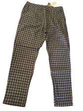 Sadie & Sage Women’s Pants Black Gray Gingham Check Small