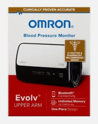 Omron Evolv Upper Arm Blood Pressure Monitor New In Box Model BP7000