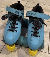 Riedell Roller Derby Speed Skates Dart size 9 light Blue used