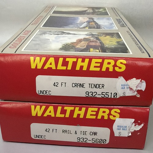 Kits de rieles y amarre Walthers escala HO 932-5600 y licitación de grúa 932-5510 1/87 | Zustand: New