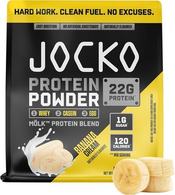 Jocko Fuel Whey Protein Powder, Banana Cream, 28 Servings