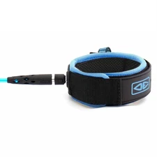 Ocean Earth Longboard Knee Surf Leash Cyan Blue 9ft