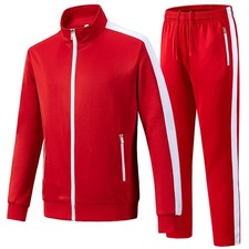 Feiairuike Men's Tracksuits 2 Piece Outfits Sweatsuits for Men Long Sleeve Track